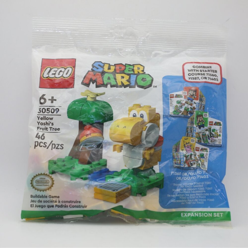 NEW IN PACKAGE Lego 30509 Super Mario Yellow Yoshi's Fruit Tree